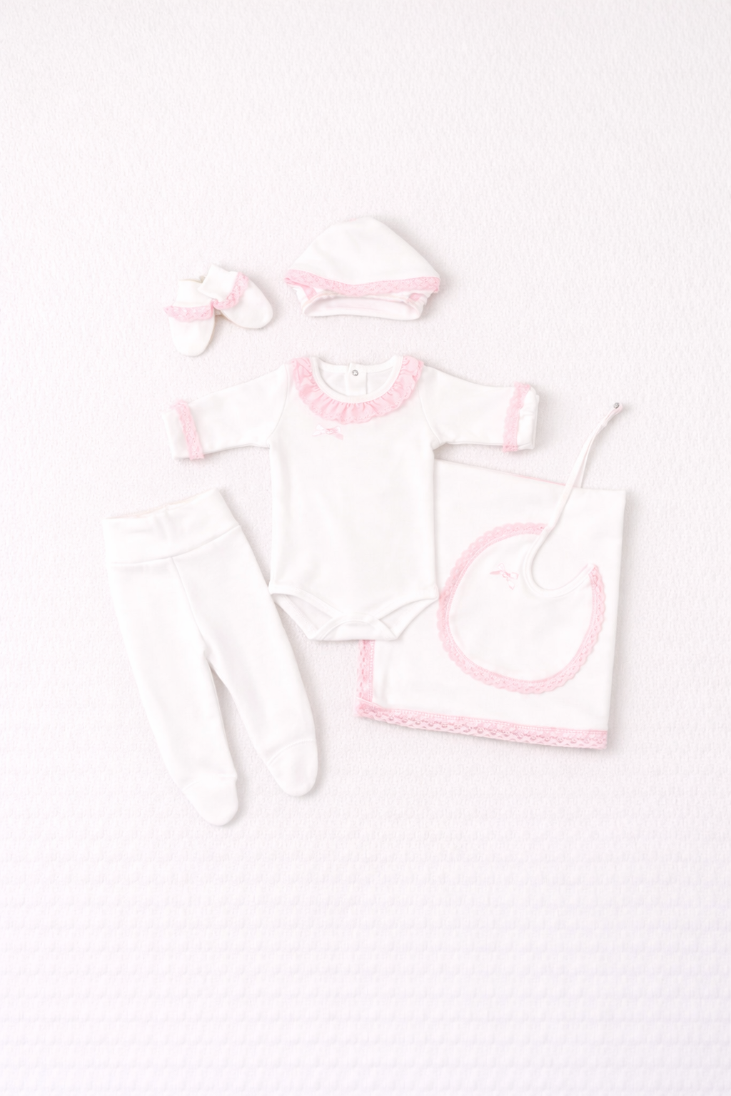 Ruffle 6 Piece Set Cotton Bundle