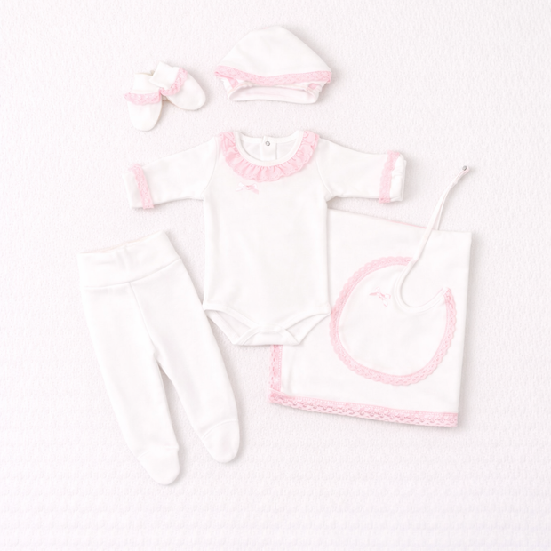 Ruffle 6 Piece Set Cotton Bundle