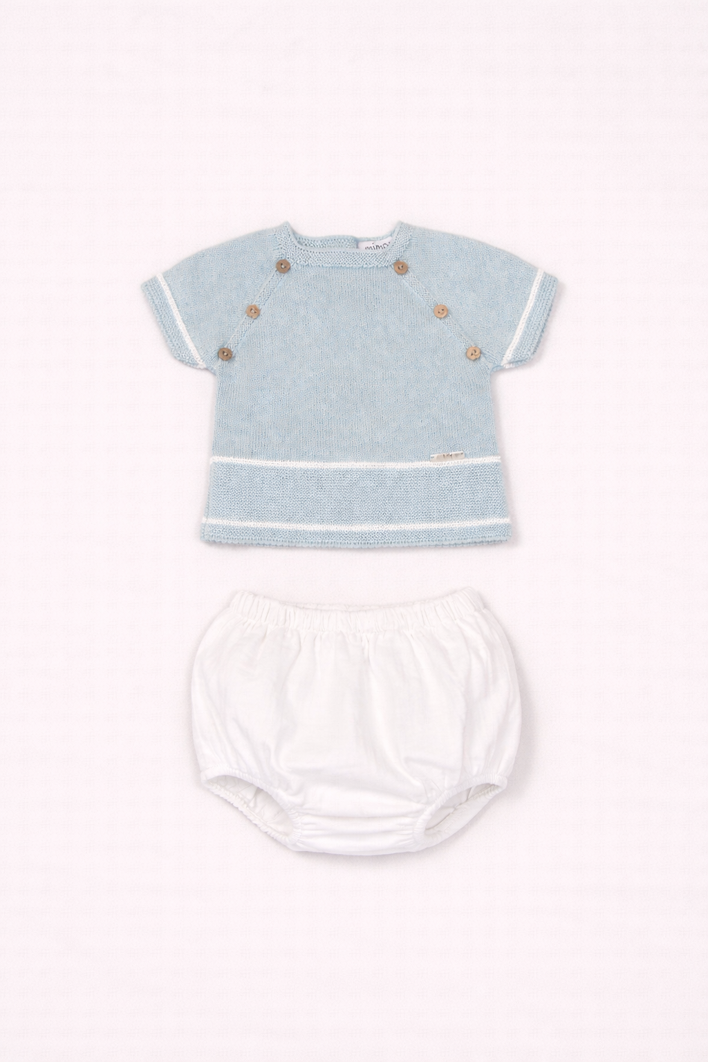 Taylor Knit Top with White Bloomers