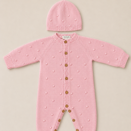 Baby 1 Piece Bubbles Outfit & Bonnet