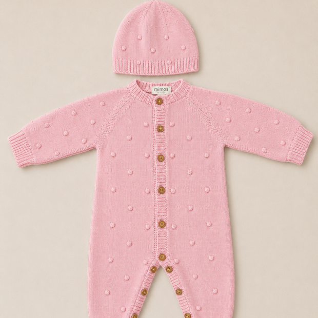 Baby 1 Piece Bubbles Outfit & Bonnet