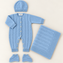 4 Piece Cotton Baby Gift Set