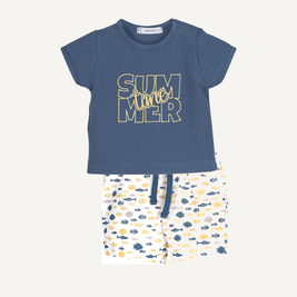 Baby Boy Summer Shirt & Shorts Outfit
