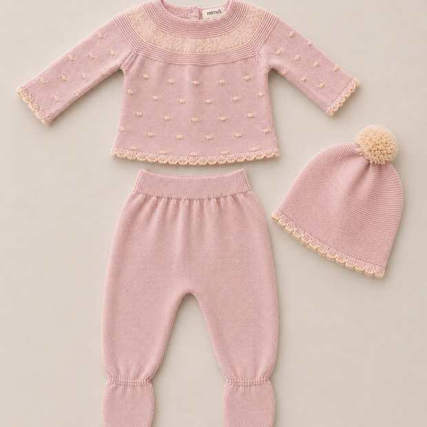 Baby 3 Piece Outfit with Snow Detail
